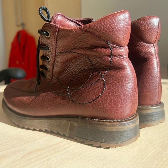 Sauté-Mouton lined boots size 37 (6.5) beautiful details in great used condition - Picture 6 of 12